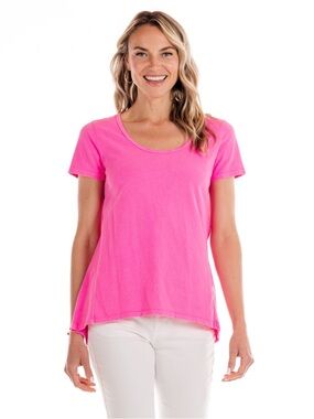 Fresh Produce bright pink top NWT SZ S